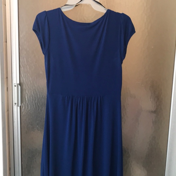 B•Wear too! Beautiful Dark Blue Dress Size Medium - Picture 4 of 6